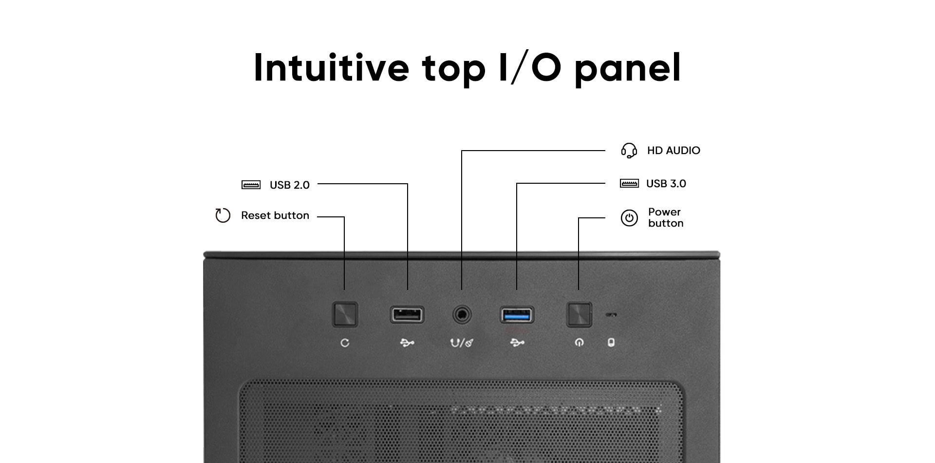 Gaming PC with customizable RGB lighting and advanced cooling system.