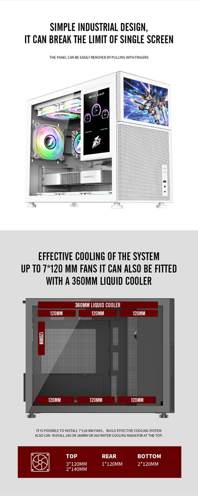Gaming PC with advanced cooling for MI6-EV setup.