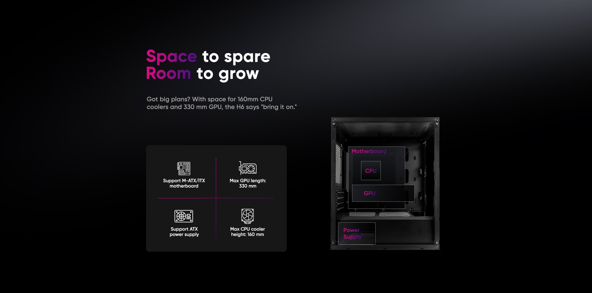 High-performance X4-M gaming PC case with advanced cooling and customizable RGB lighting. Perfect fo.