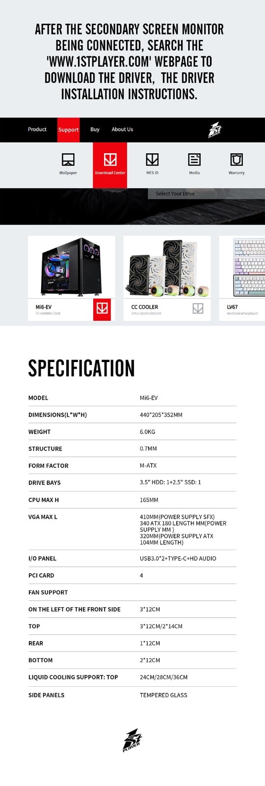 High-performance gaming PC with advanced cooling system.