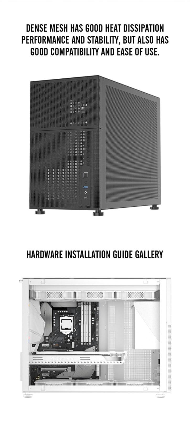 High-performance MI6-EV gaming computer case with advanced cooling.