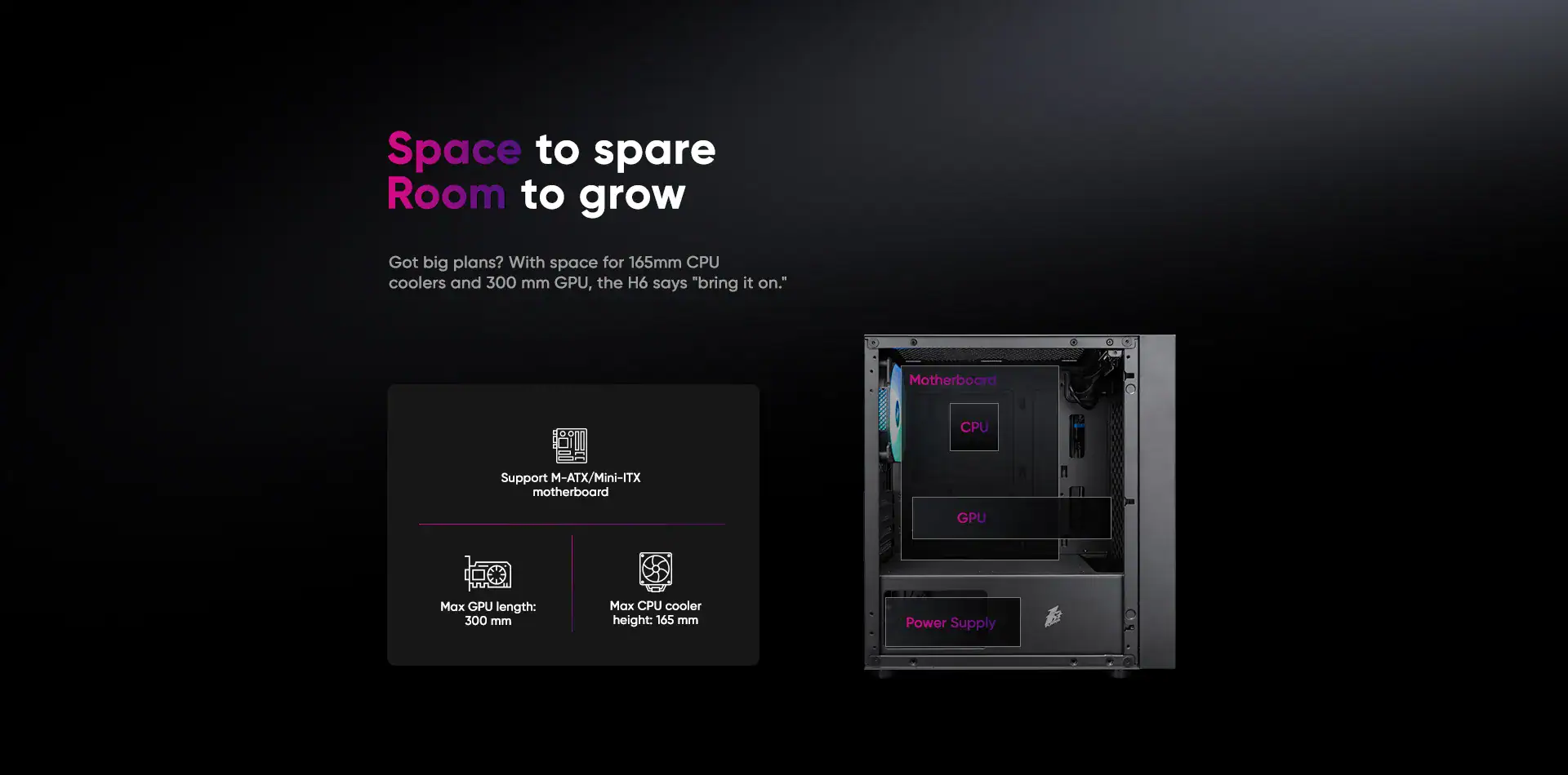 Custom gaming PC with advanced cooling and high-end components.