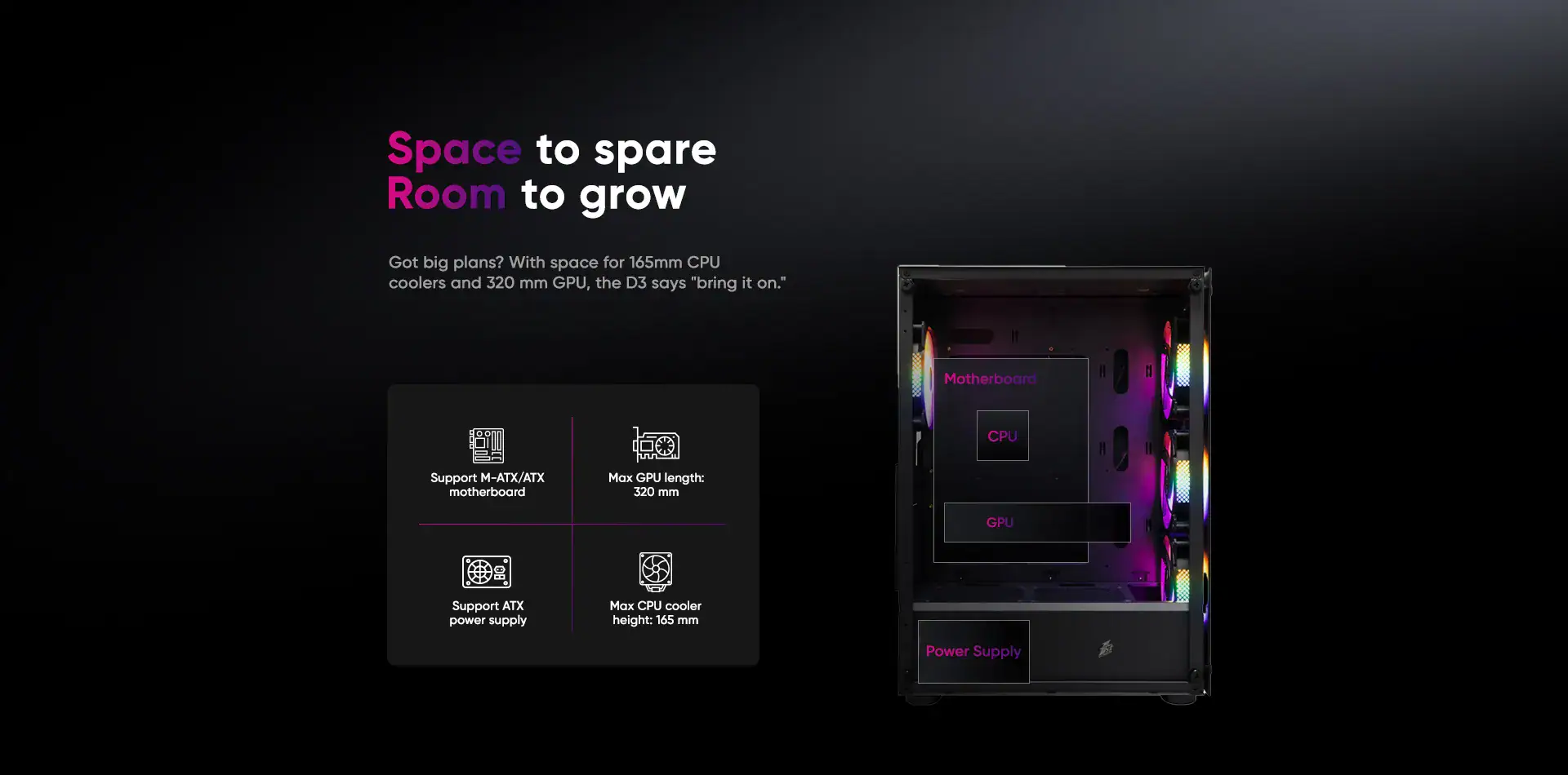 Gaming PC with RGB Lighting and Advanced Cooling.